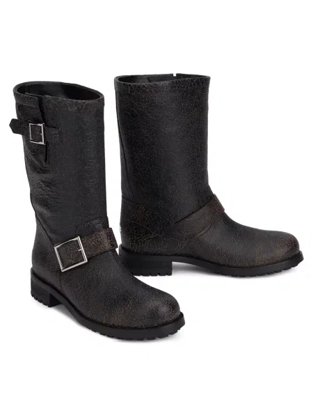 Kozaki Jimmy Choo skórzane czarne