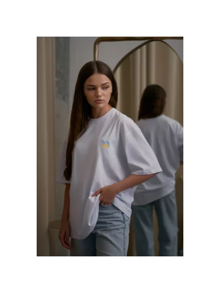 Футболка оверсайз Estro біла