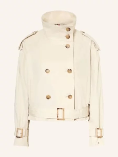 Trenčkot Tommy Hilfiger béžový