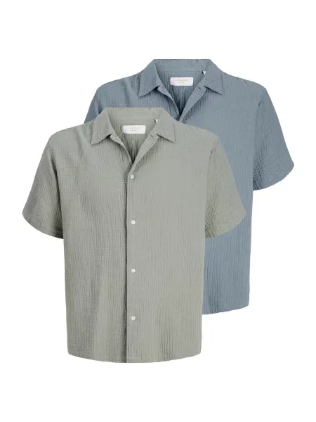 JACK & JONES Cămașă JORNANTUCKET opal / pastel verde