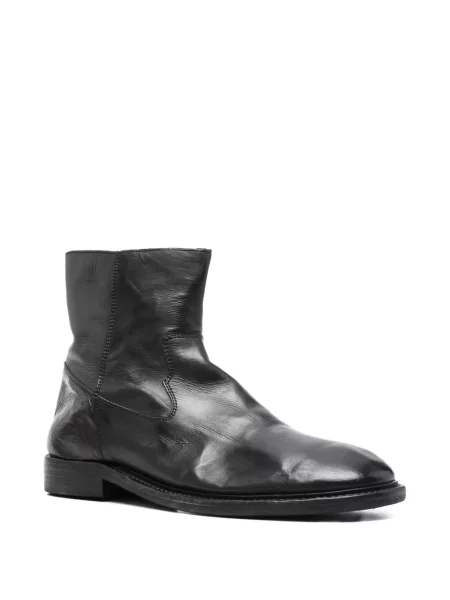 Cizme scurte Moma din piele negru