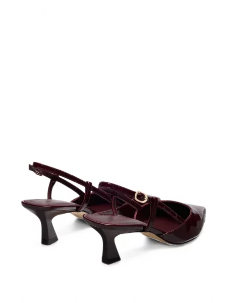 Pantofi cu toc Stuart Weitzman slingback roșu