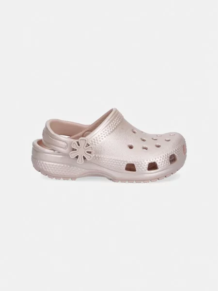 Crocs pantofle CLASSIC PEARL SHINE CLOG T růžové