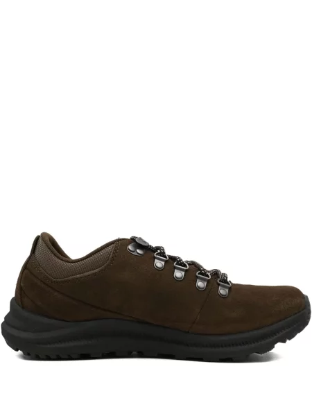 Sneakerși Merrell cu șireturi din piele de căprioară maro