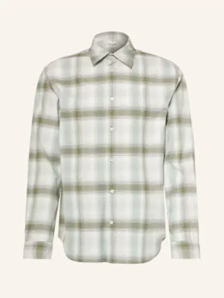 Arket Košile Bento Relaxed Fit khaki / krémová