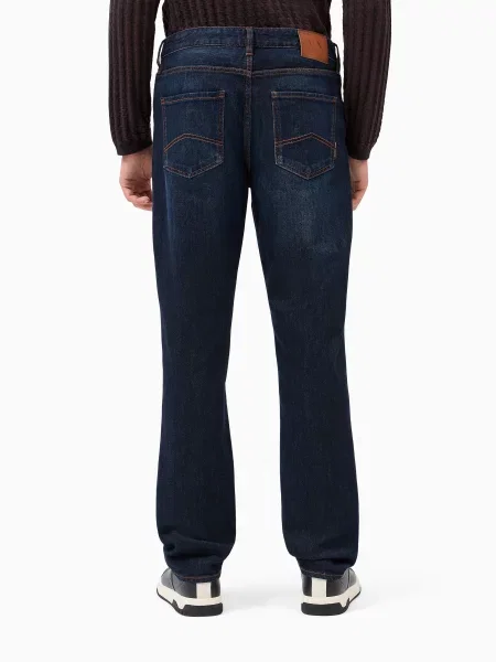 Зауженные джинсы Armani Exchange синий