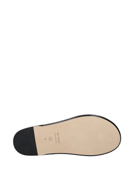 Sandale By Far din piele alb