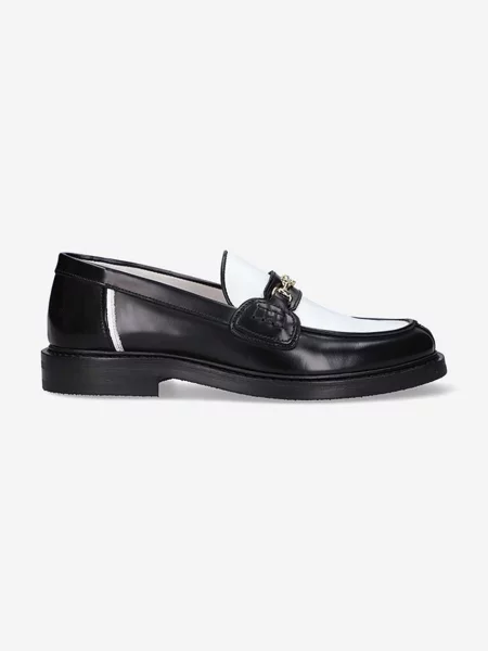 Filling Pieces mocasini de piele Loafer Polido cu plat negru