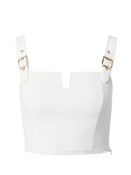 Top Hoermanseder X About You alb