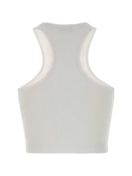 Top Off-white cu autograf alb
