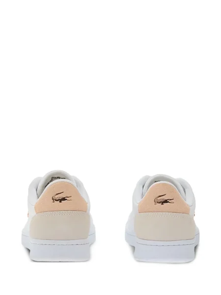 Sneakerși Lacoste din piele alb