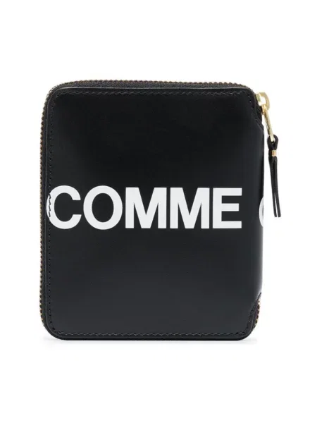 Portfel Comme Des Garcons skórzany czarny