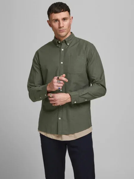 Jack & Jones Oxford Cămașă verde