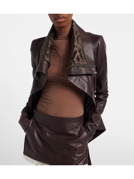 Top Rick Owens din tul maro