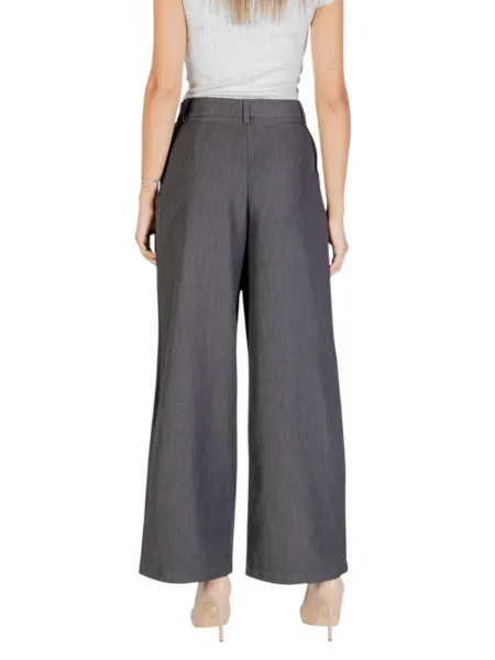 Szerokie spodnie Only szare