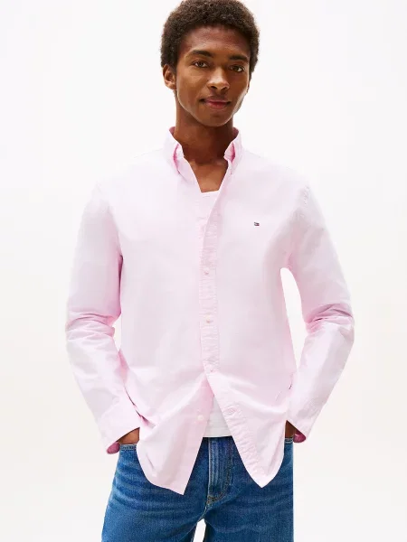 Tommy Hilfiger cămașă pentru bărbați din roz