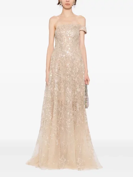 Rochie Saiid Kobeisy cu broderie de costum