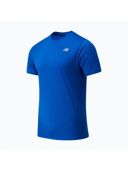 Bežecké krátke tričko New Balance s krátkymi rukávmi modrá