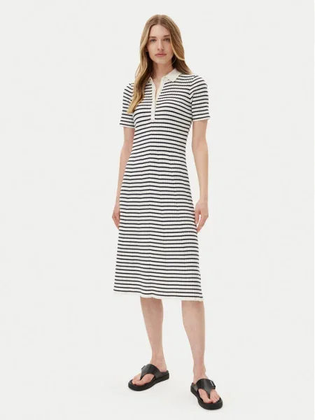 Gant Плетена рокля бял