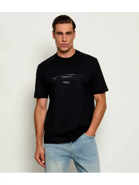 BOSS BLACK Tricou C-Taut | Boss x Aston Martin negru