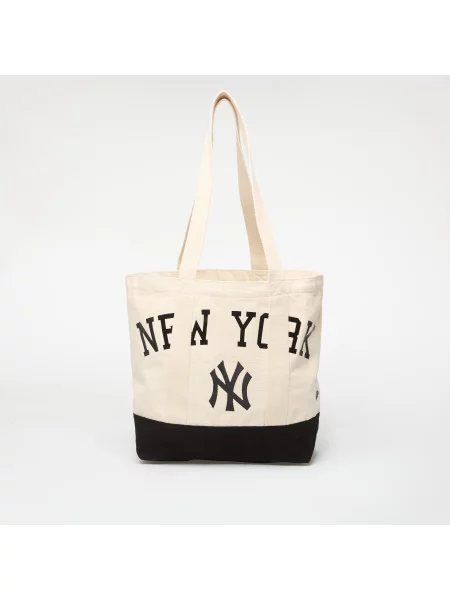 Geantă New Era MLB Tote Bag New York Yankees Ivory/ Black Universal negru