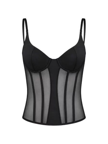 Top Ow Collection plasă negru