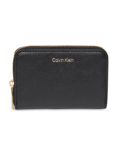 Peňaženka Calvin Klein s autogramom čierna