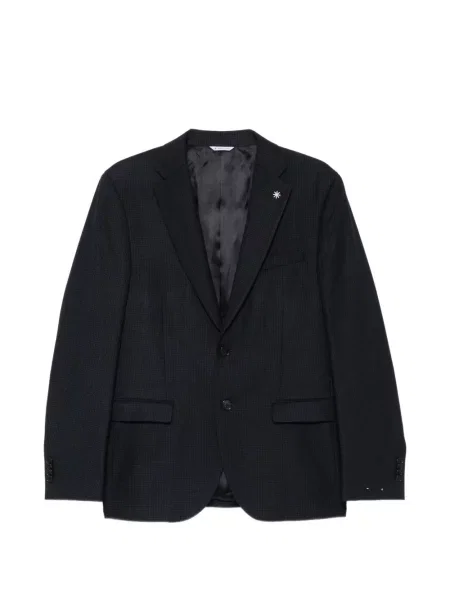 Costum Manuel Ritz în carouri albastru