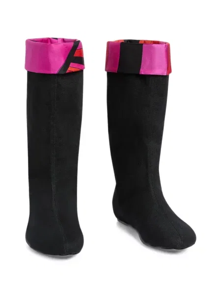 Botine Pucci cu imagine negru