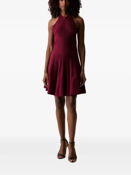 Rochie mini Morgan cu gât halter roșu