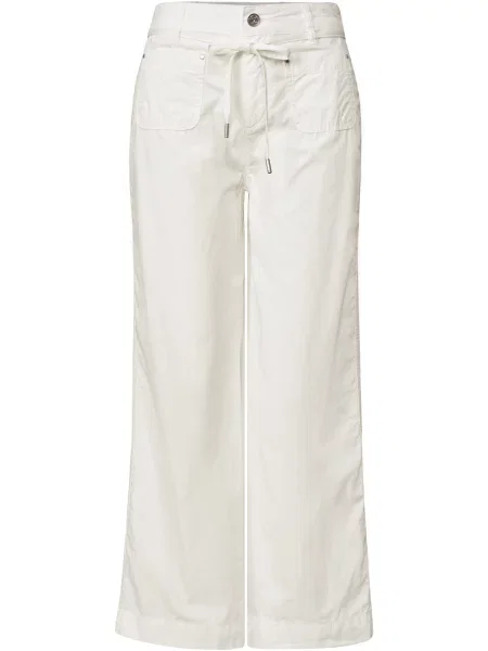 STREET ONE Pantaloni murdar alb
