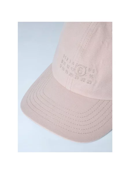 Maison Margiela czapka z daszkiem pomarańczowa