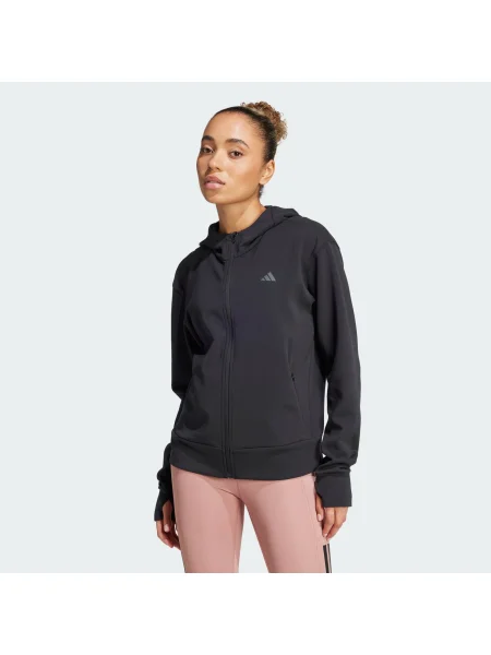 Sală de gimnastică geacă Adidas Performance negru