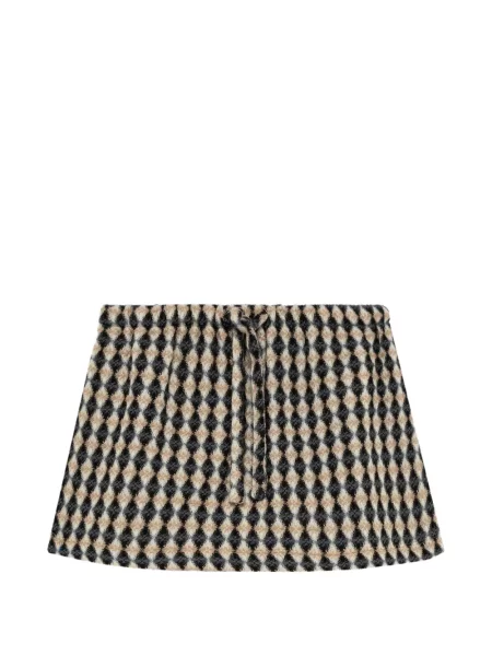 Fusta mini Msgm cu model argyle cu cordon