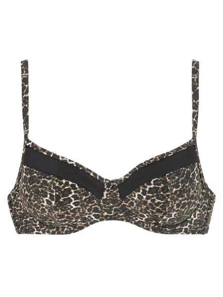 LASCANA Bikini gornji dio smeđa crna