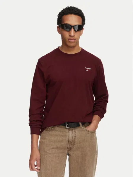 Reebok Тениска с дълъг ръкав Feliks Бордо
