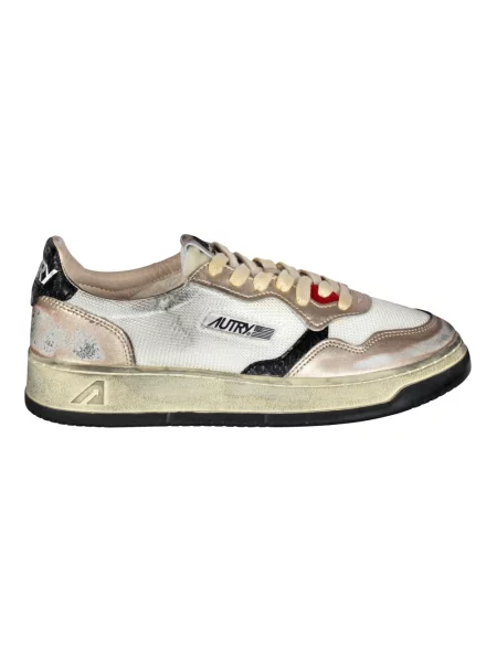 Sneakersy Autry skórzane retro białe
