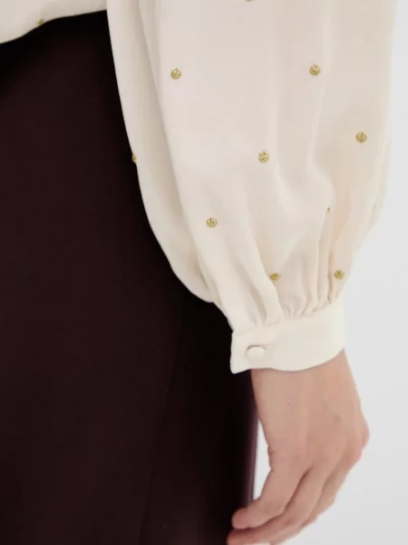 Блузка Twinset візерунок бежевий