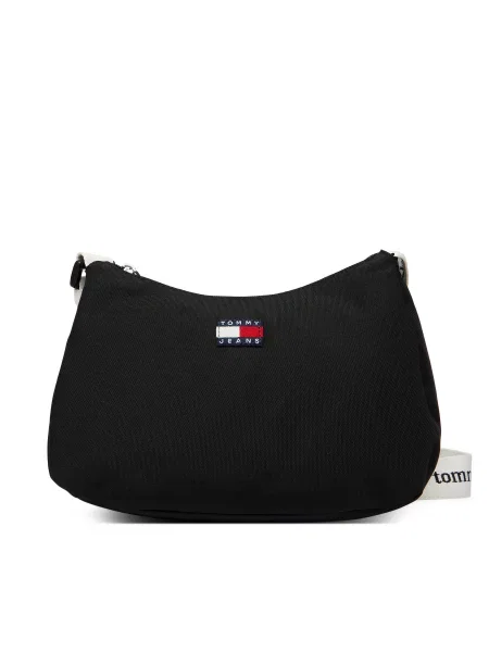 Tommy Jeans Torba za na rame ESS DAILY mornarsko plava / crvena bijela crna