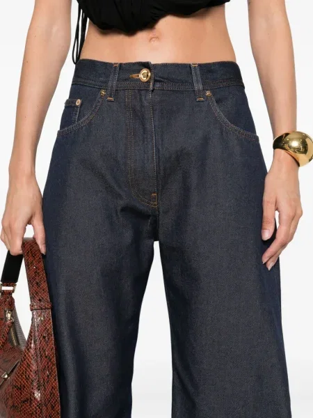 Blugi boyfriend Versace albastru