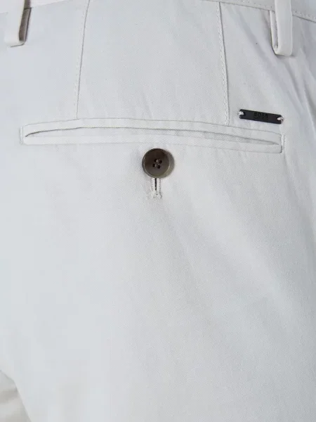 Pantaloni Boss cu autograf alb