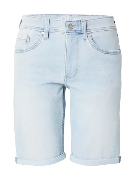 S.Oliver Jeans Bermuda deschis albastru