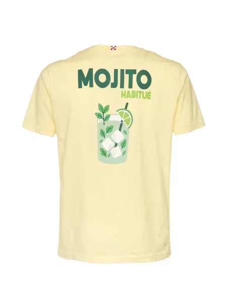 Tricou Mc2 Saint Barth cu imagine galben