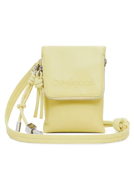 Desigual Чантичка за телефон жълт