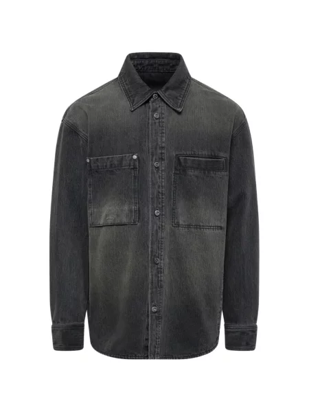 Cămașă din denim Wooyoungmi gri