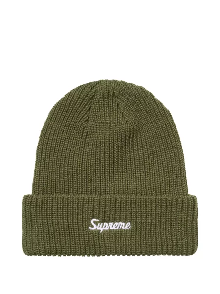 Căciulă Supreme cu broderie verde