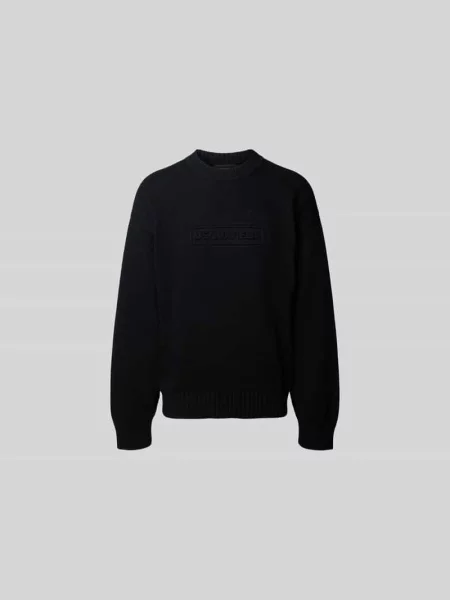 Sweter w dzianinowym wyglądzie Dsquared2 czarny