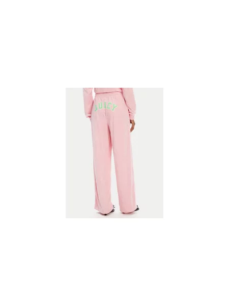 Juicy Couture Melegítő alsó Regan Wide Leg rózsaszín