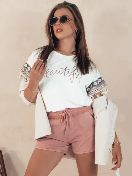 Pantaloni scurți Dstreet roz