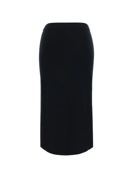 Fustă midi Max Mara tricotate negru